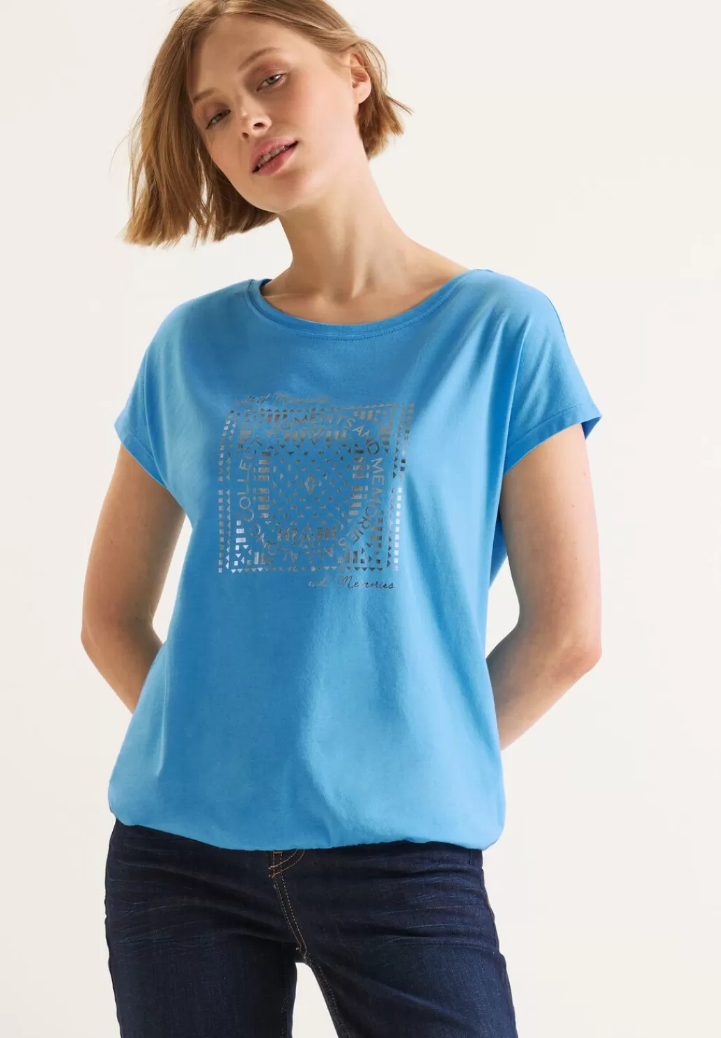 Street One T-Shirt Mit Folienprint^Damen Shirts