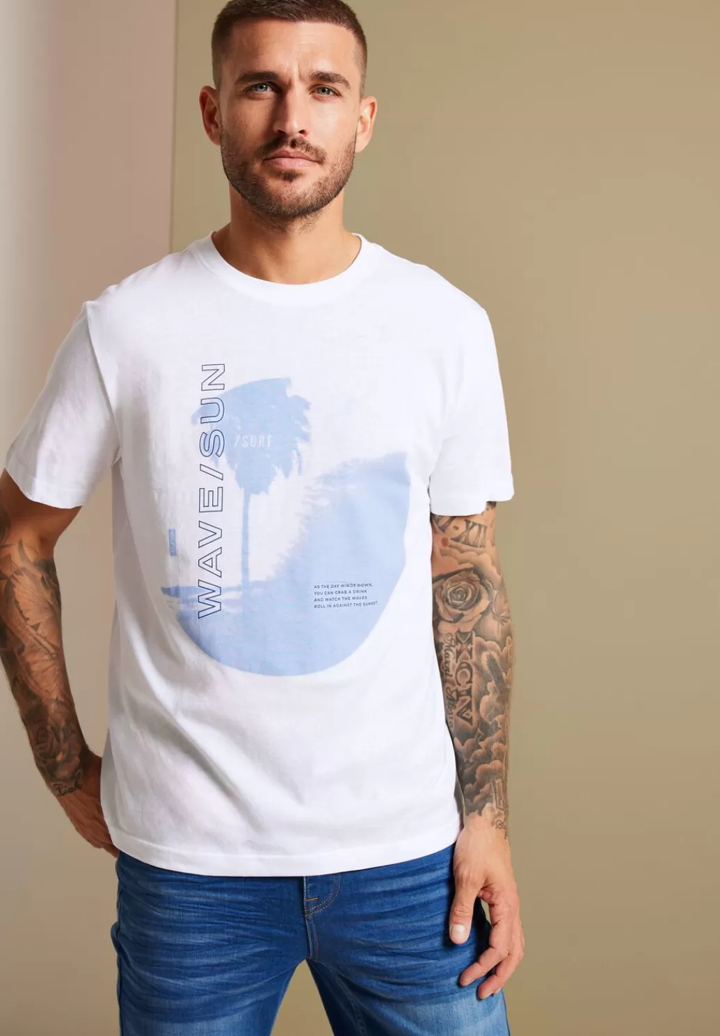 Street One T-Shirt Mit Fotoprint^Herren T-Shirts & Polos