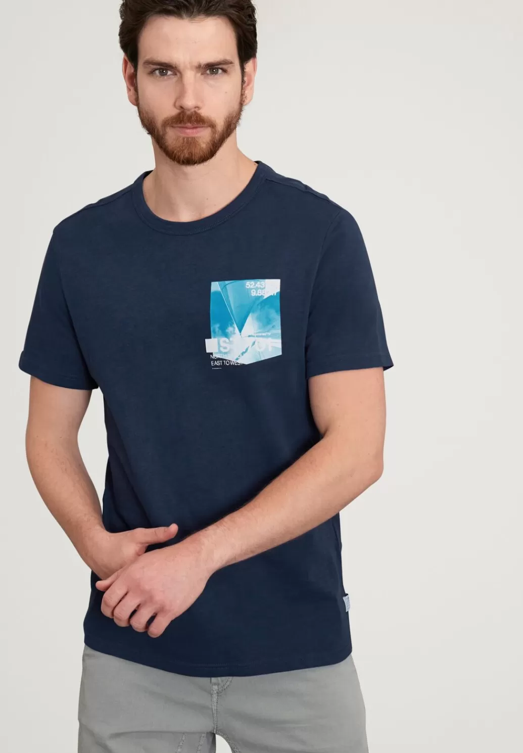 Street One T-Shirt Mit Fotoprint^Herren T-Shirts & Polos