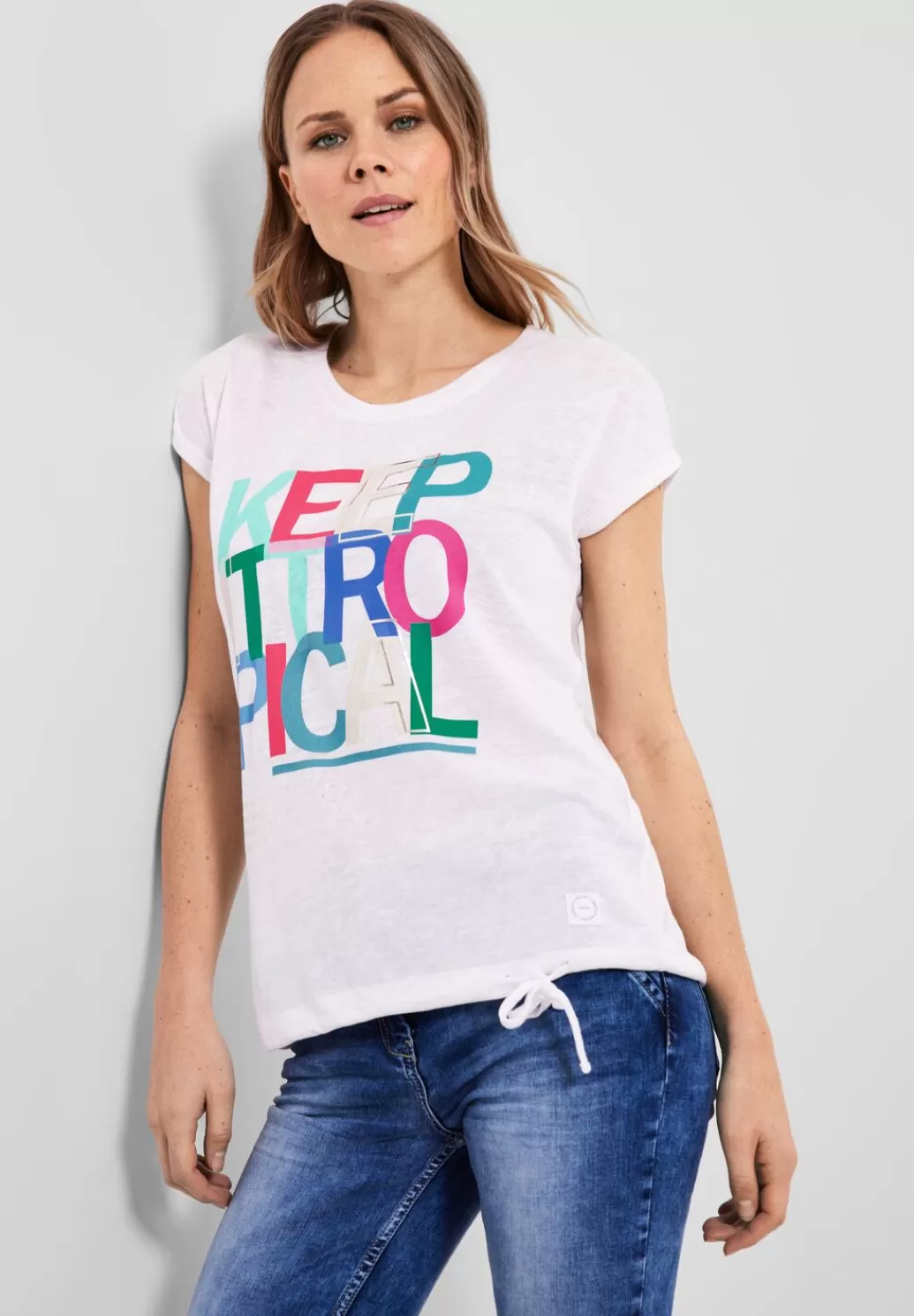 Street One T-Shirt Mit Frontprint^Damen Shirts