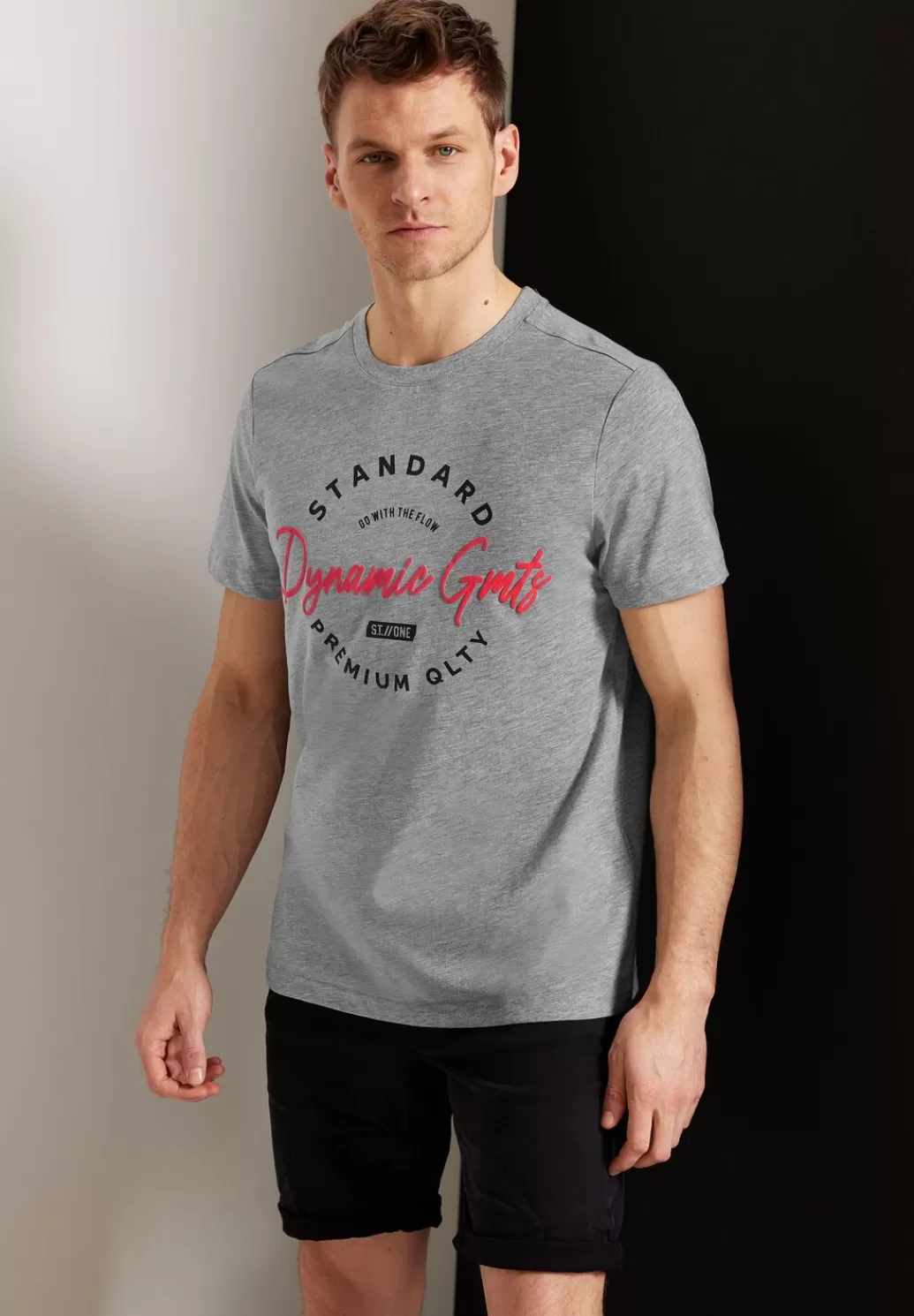 Street One T-Shirt Mit Frontprint^Herren T-Shirts & Polos