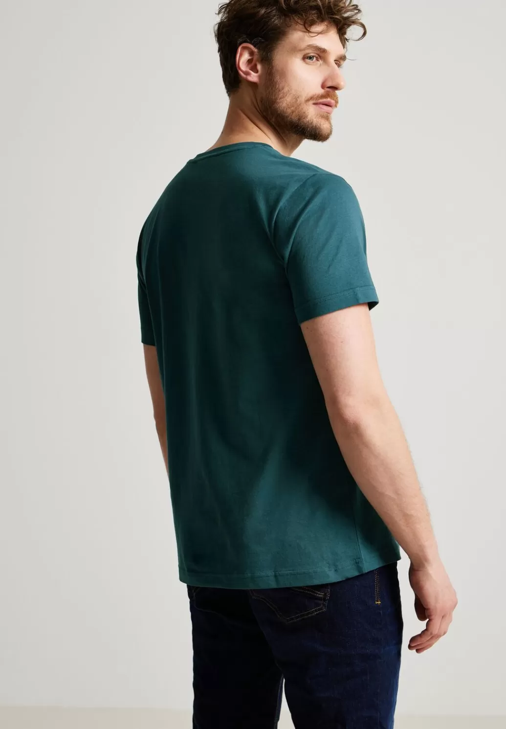 Street One T-Shirt Mit Frontprint^Herren T-Shirts & Polos