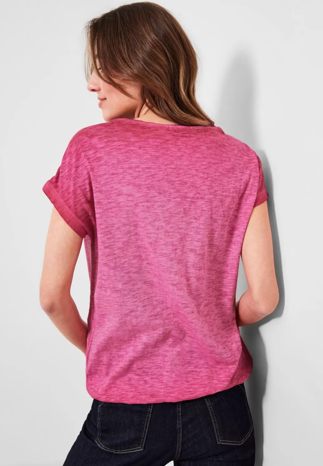 Street One T-Shirt Mit Knopfdessin^Damen Shirts