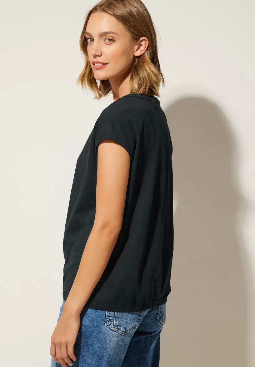 Street One T-Shirt Mit Knopfleiste^Damen Shirts