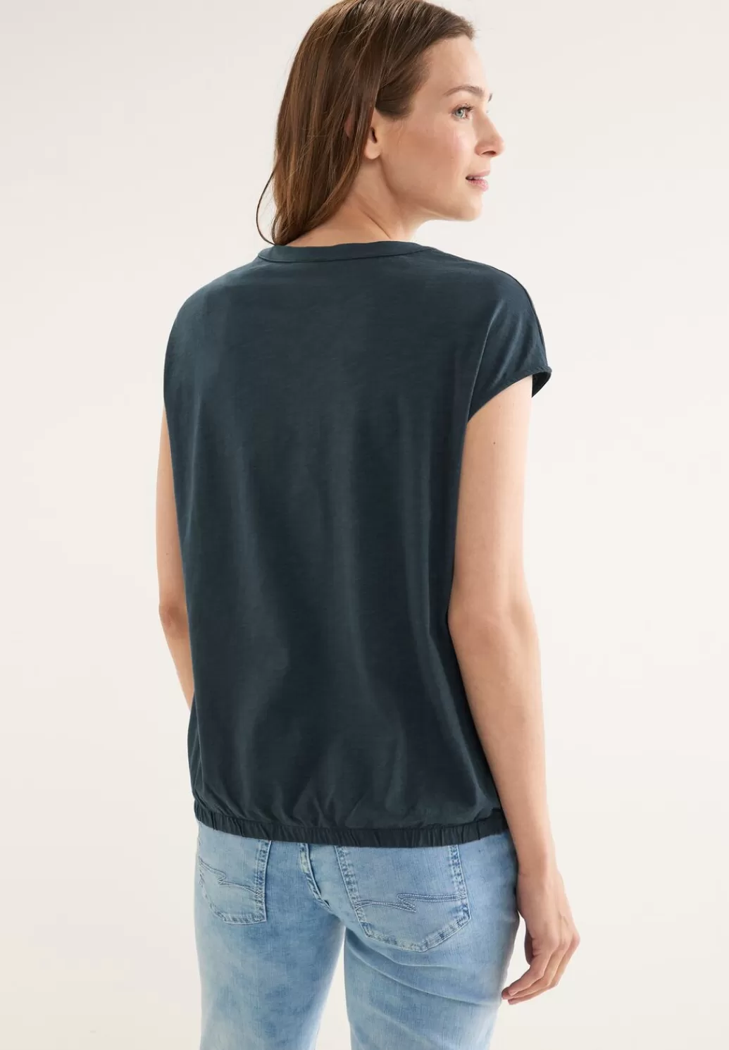 Street One T-Shirt Mit Knopfleiste^Damen Shirts