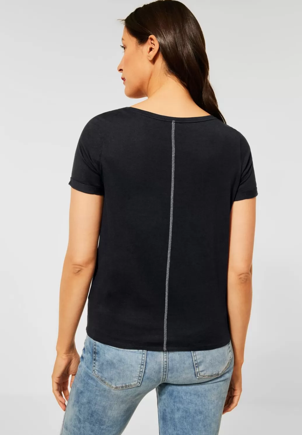 Street One T-Shirt Mit Knotendetail^Damen Shirts