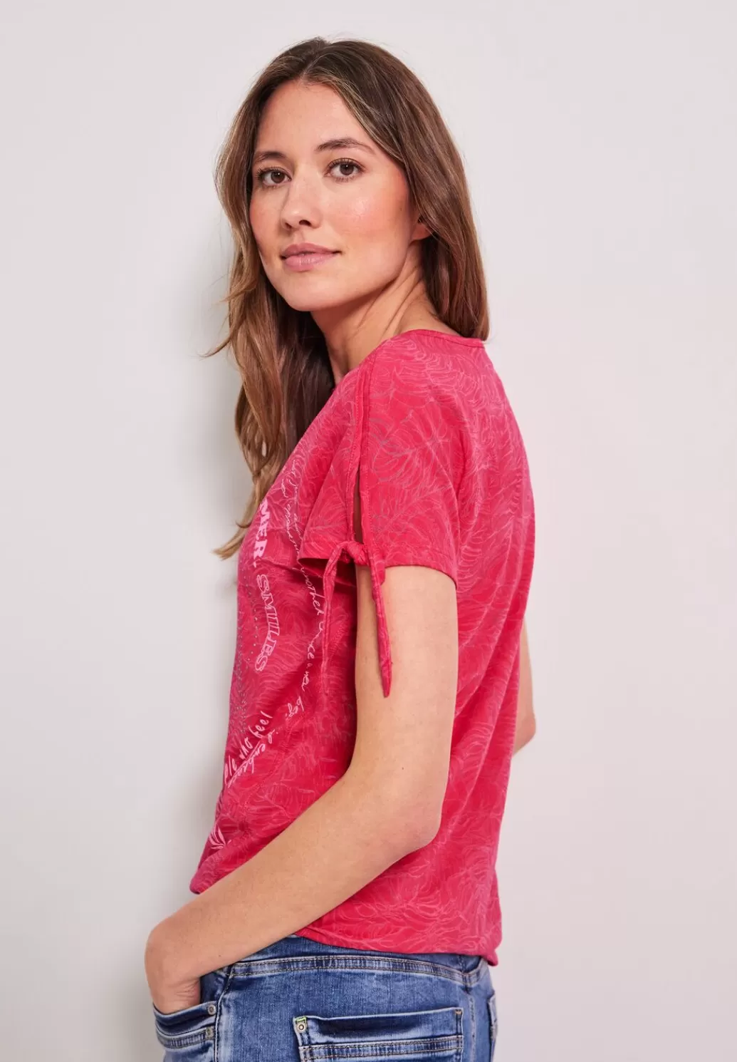 Street One T-Shirt Mit Knotendetail^Damen Shirts