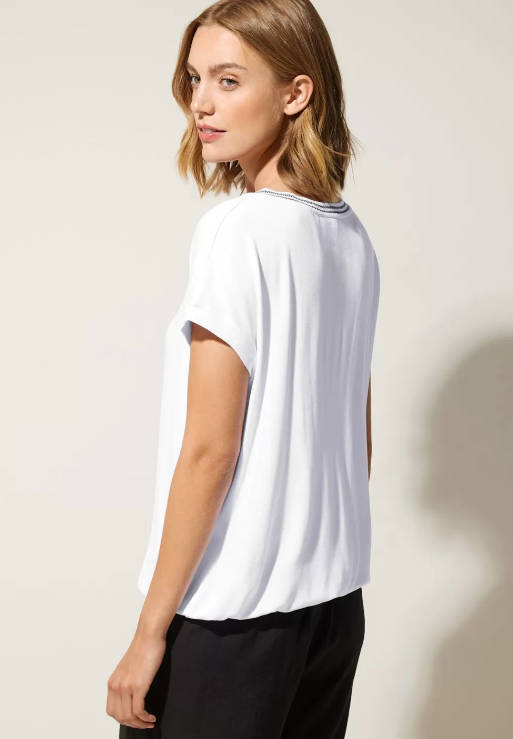 Street One T-Shirt Mit Kontrasttape^Damen Shirts