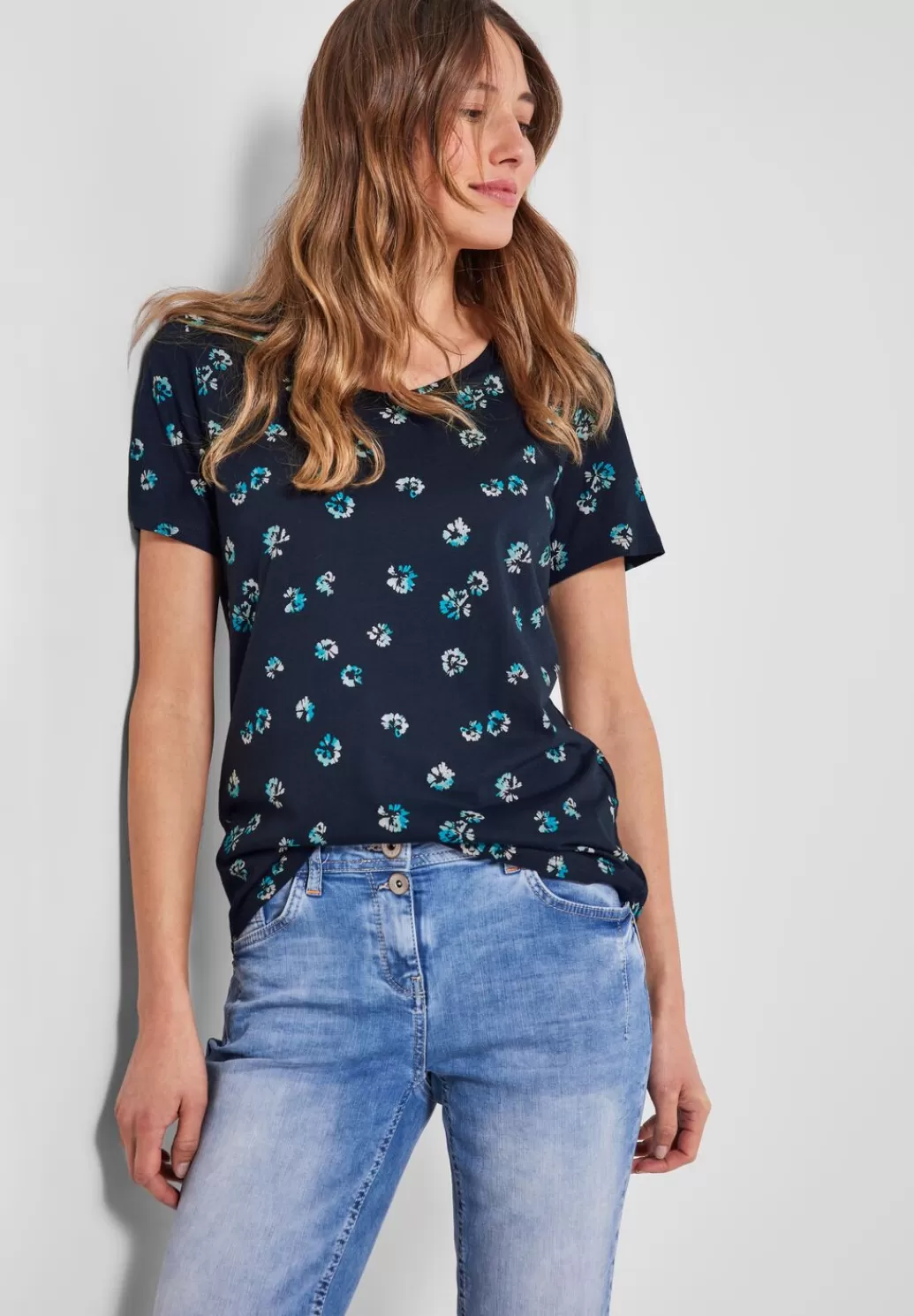 Street One T-Shirt Mit Minimalmuster^Damen Shirts