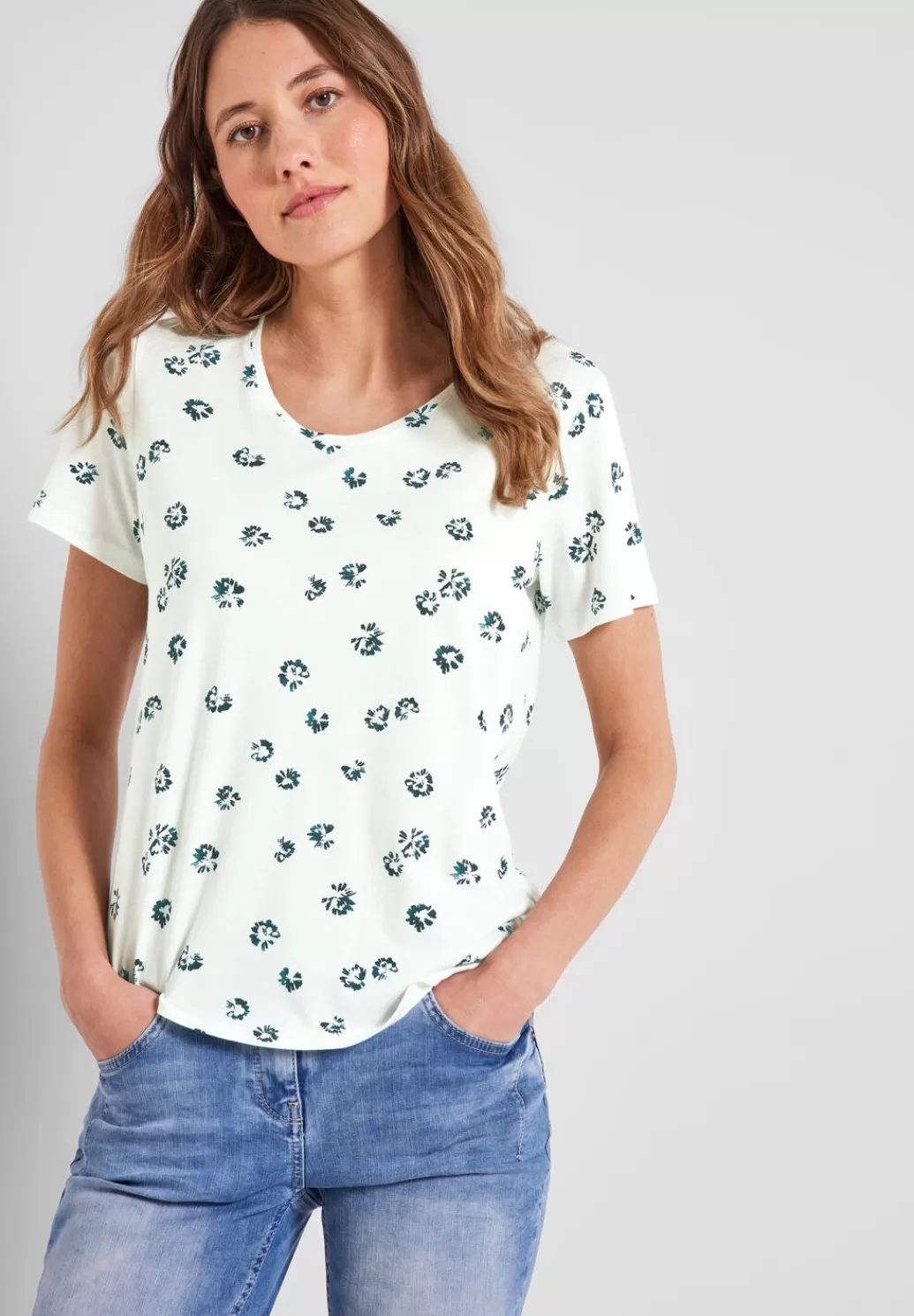 Street One T-Shirt Mit Minimalmuster^Damen Shirts