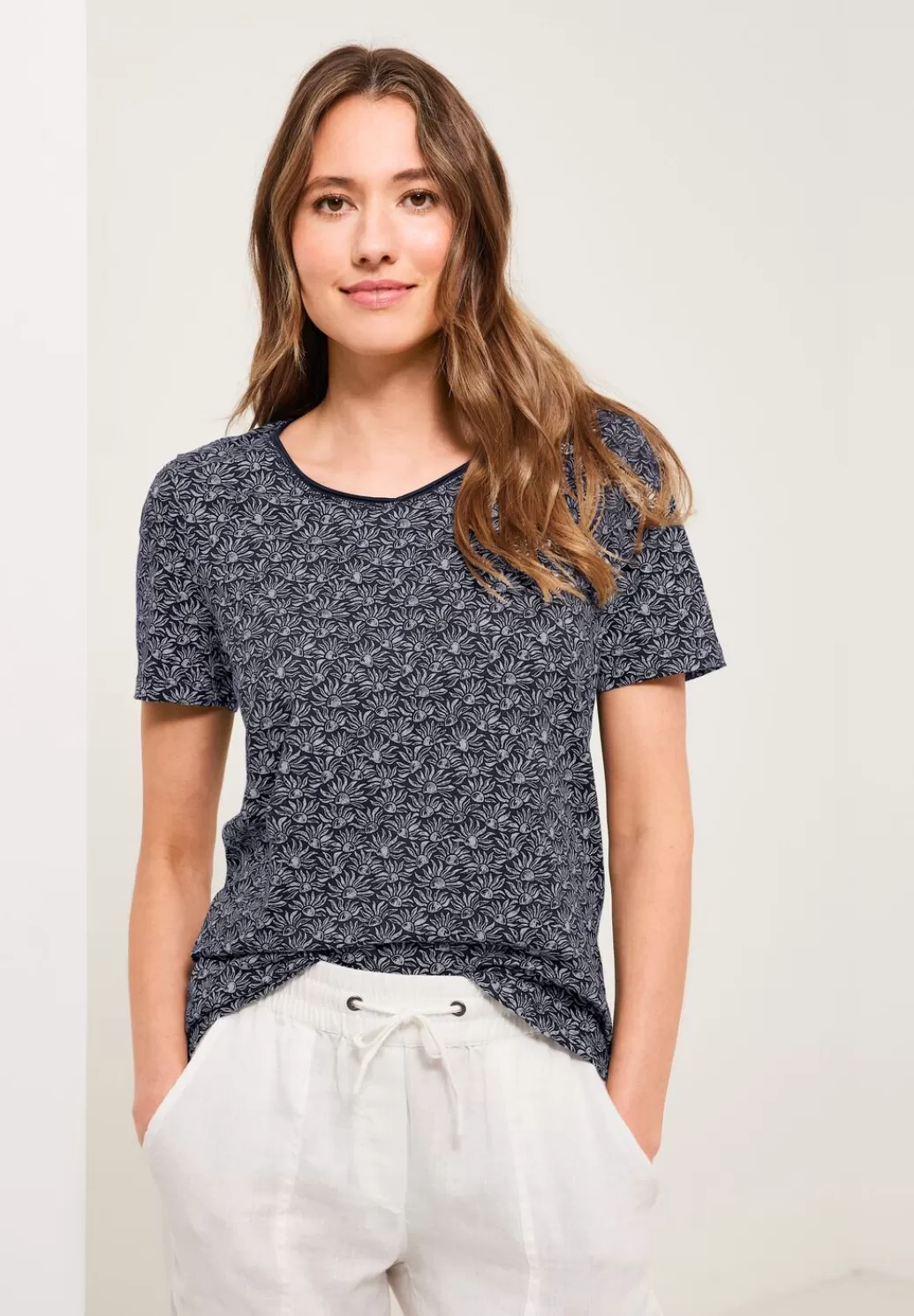 Street One T-Shirt Mit Minimalprint^Damen Shirts