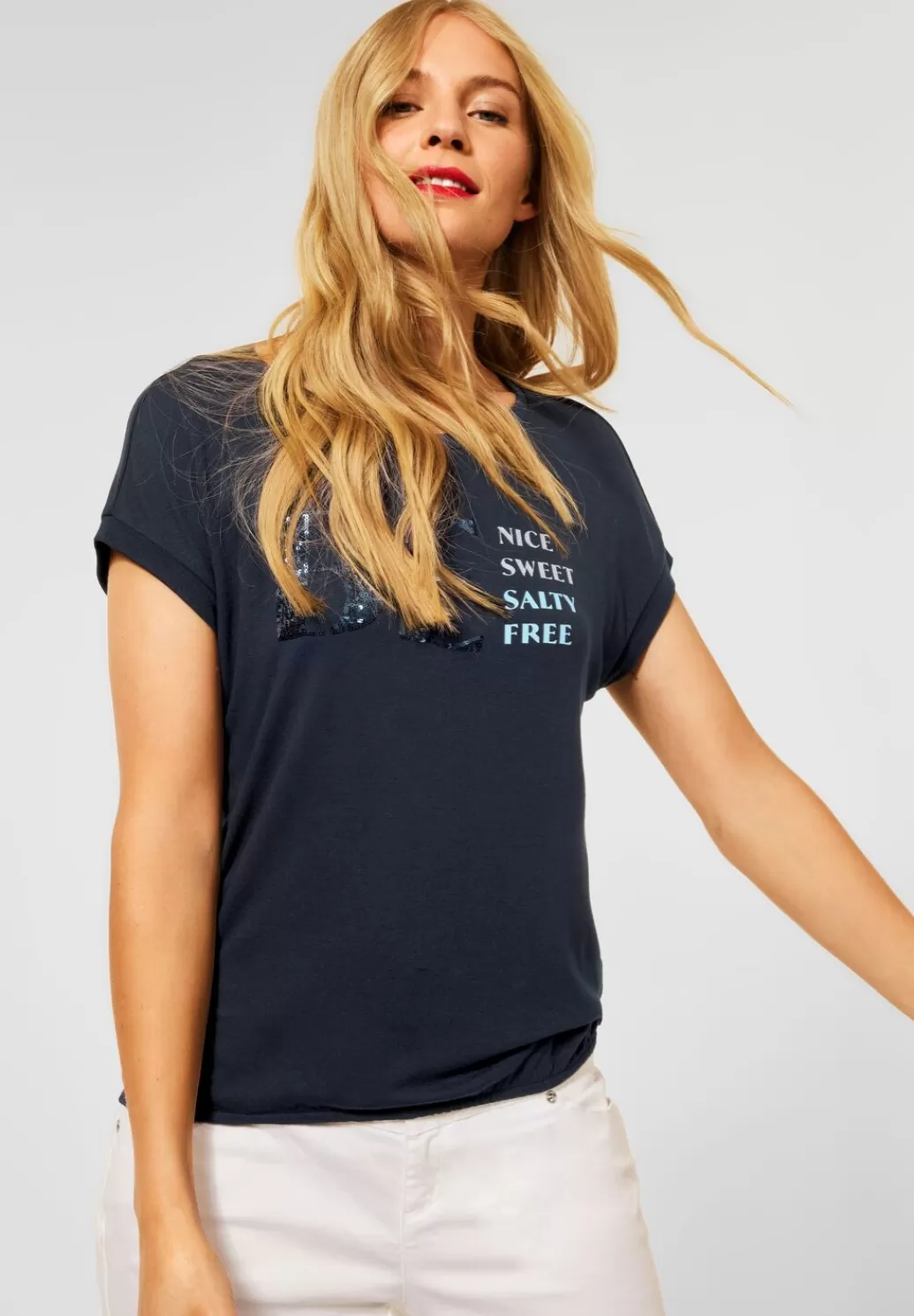 Street One T-Shirt Mit Partprint^Damen Shirts