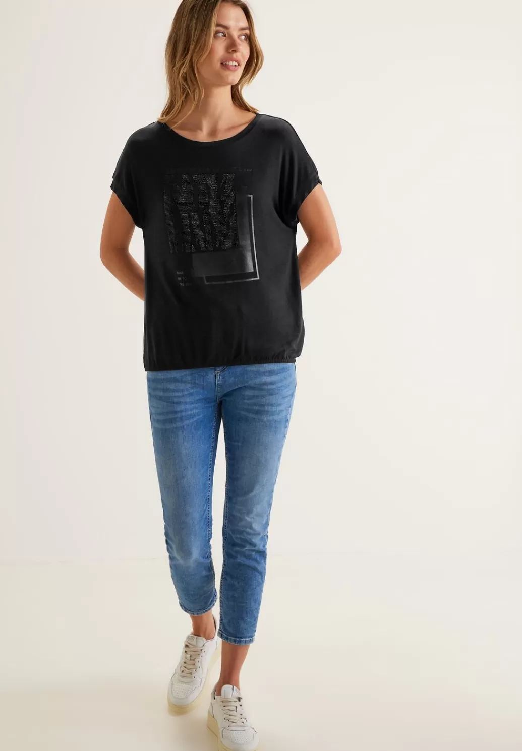 Street One T-Shirt Mit Partprint^Damen Shirts