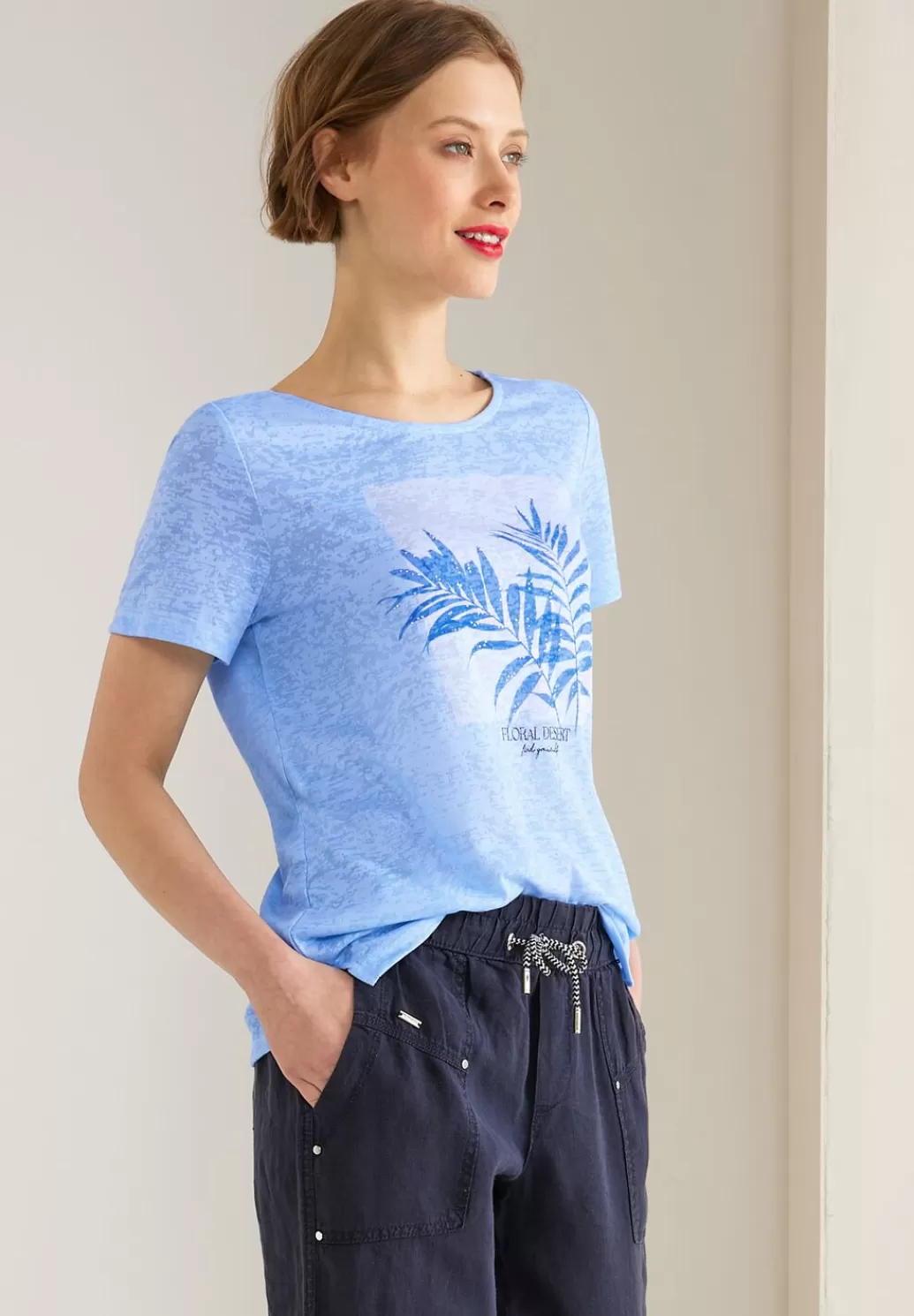 Street One T-Shirt Mit Partprint^Damen Shirts