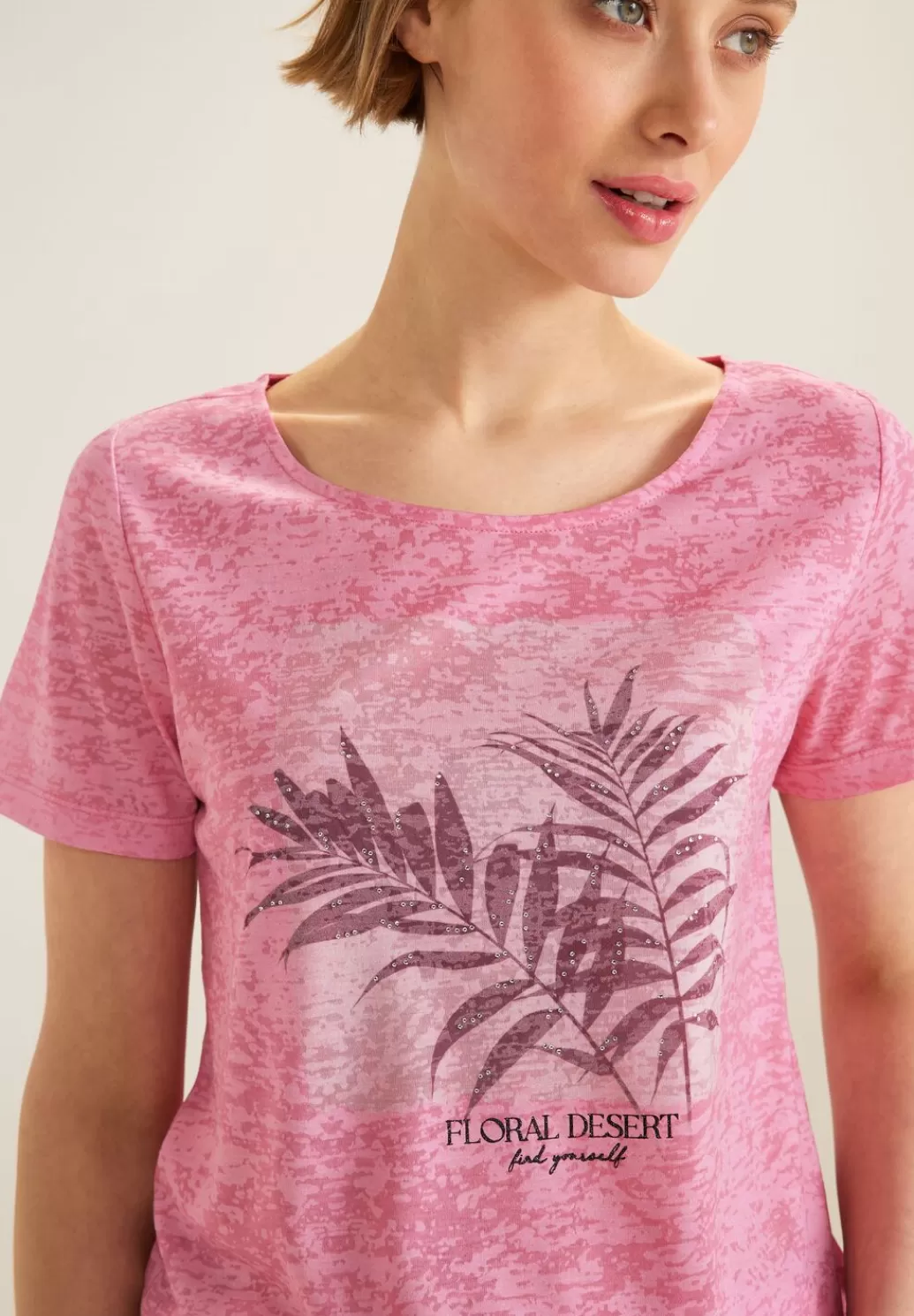 Street One T-Shirt Mit Partprint^Damen Shirts