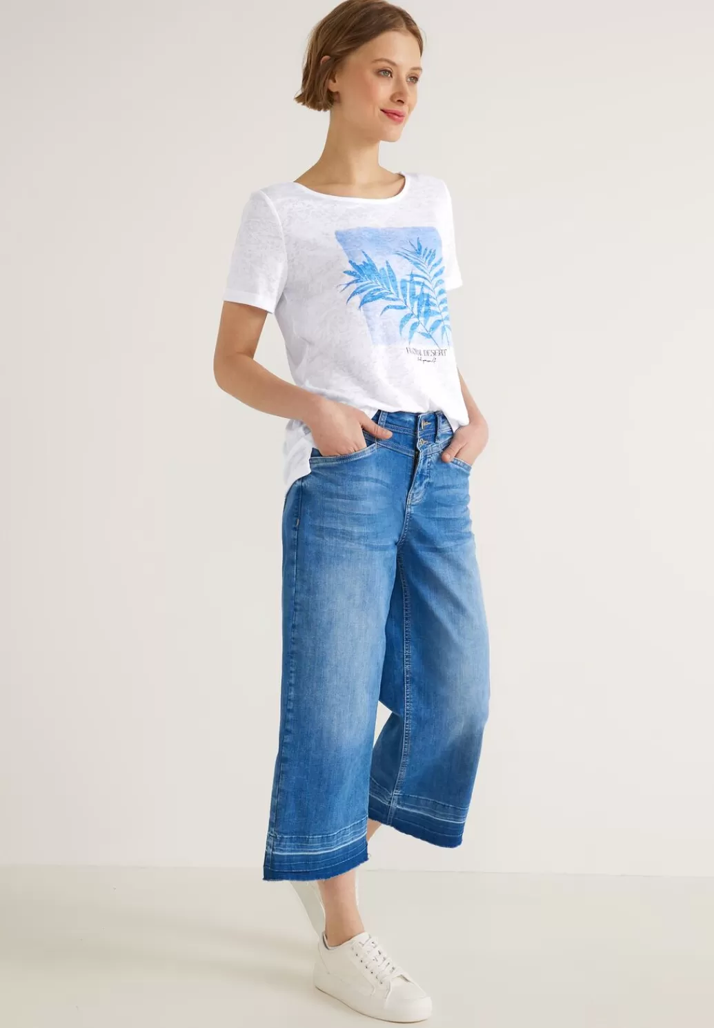 Street One T-Shirt Mit Partprint^Damen Shirts