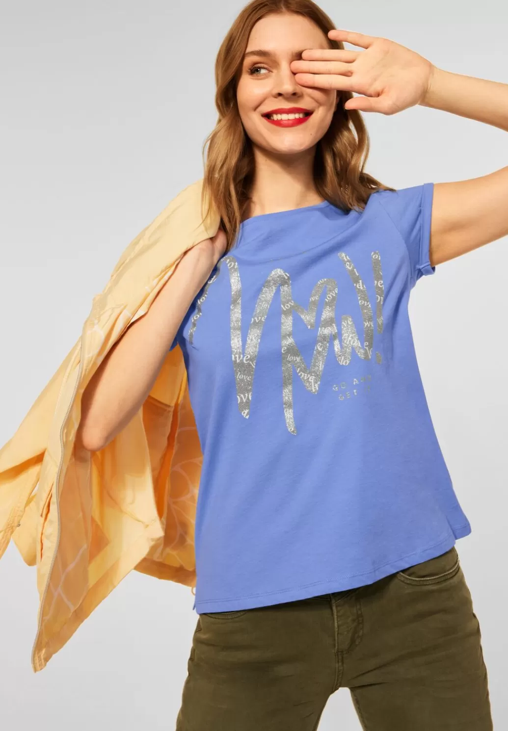 Street One T-Shirt Mit Partprint^Damen Shirts