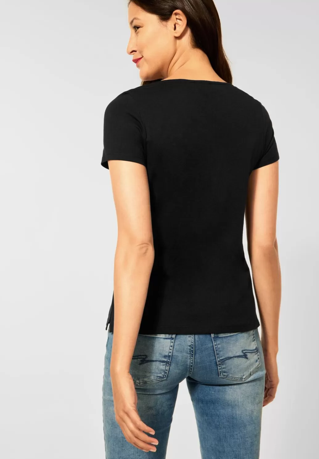 Street One T-Shirt Mit Partprint^Damen Shirts