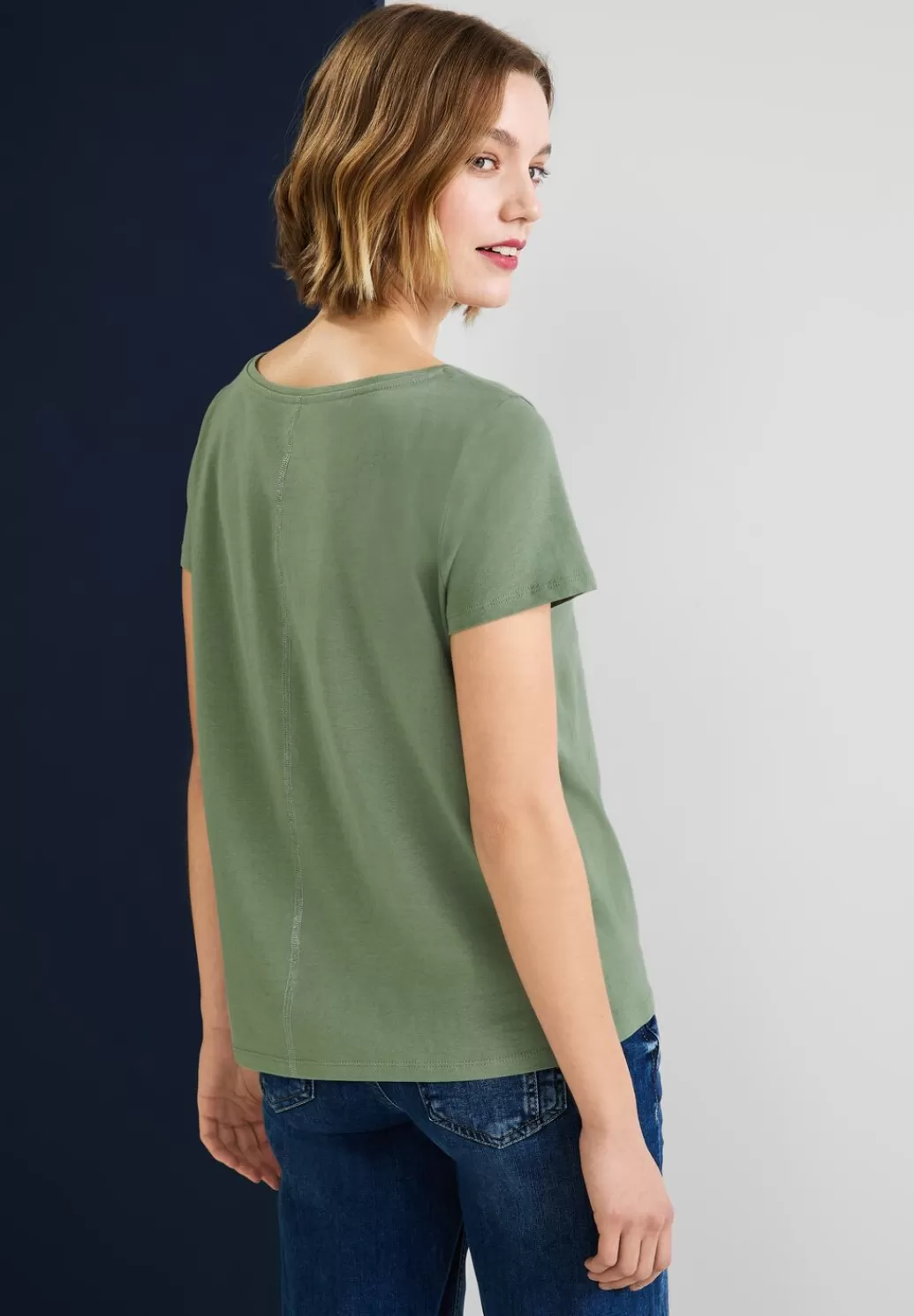 Street One T-Shirt Mit Partprint^Damen Shirts