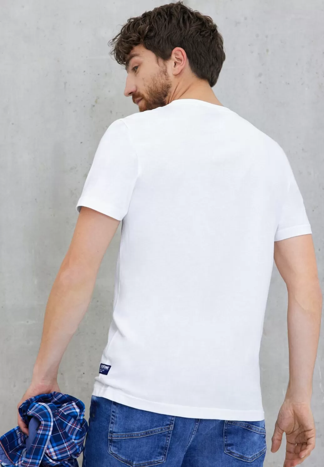 Street One T-Shirt Mit Partprint^Herren T-Shirts & Polos