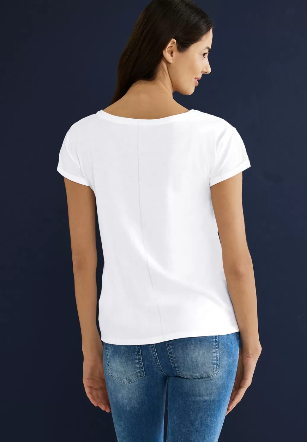 Street One T-Shirt Mit Partprint^Damen Shirts