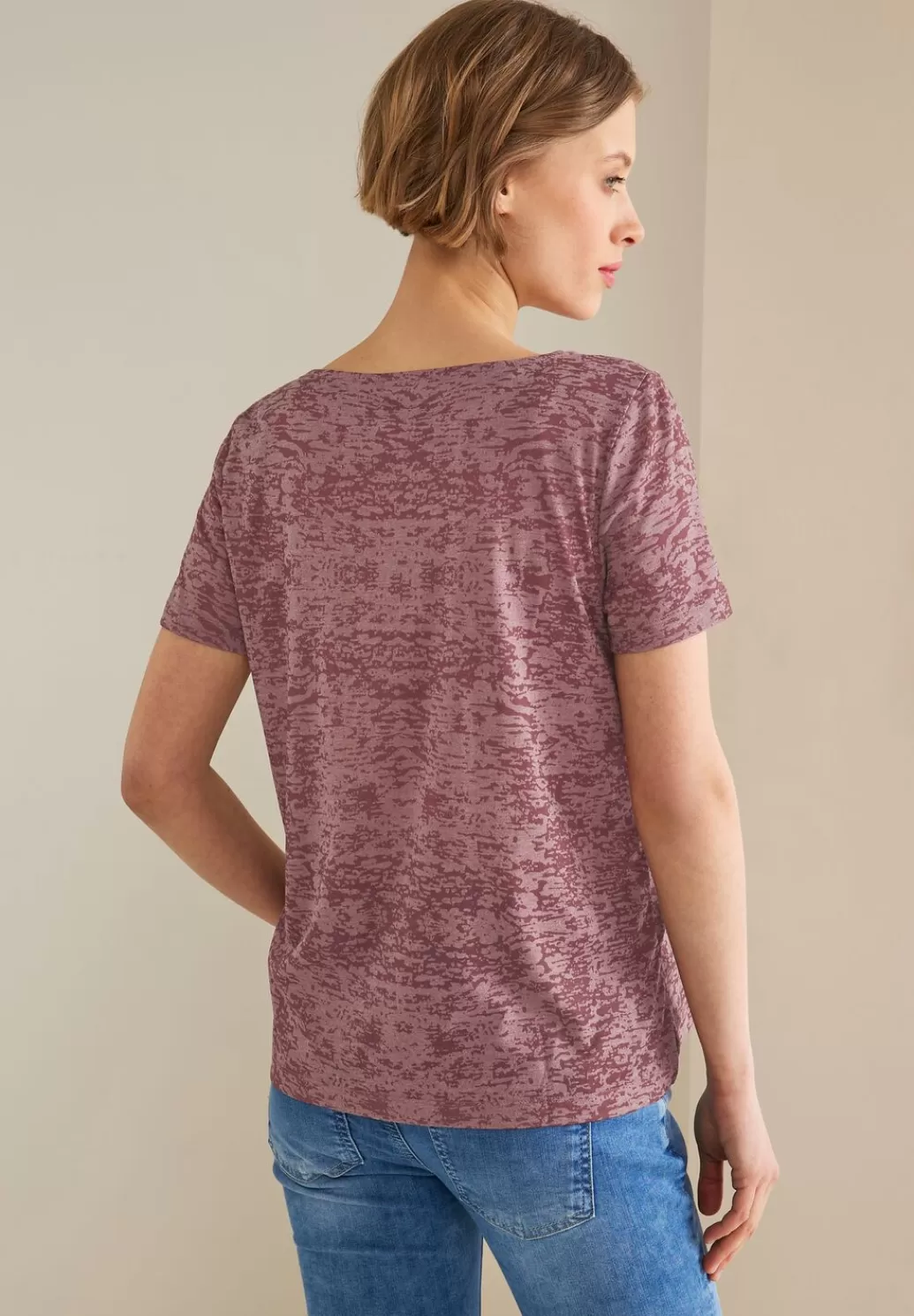 Street One T-Shirt Mit Partprint^Damen Shirts