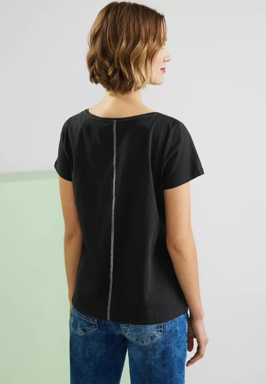 Street One T-Shirt Mit Partprint^Damen Shirts