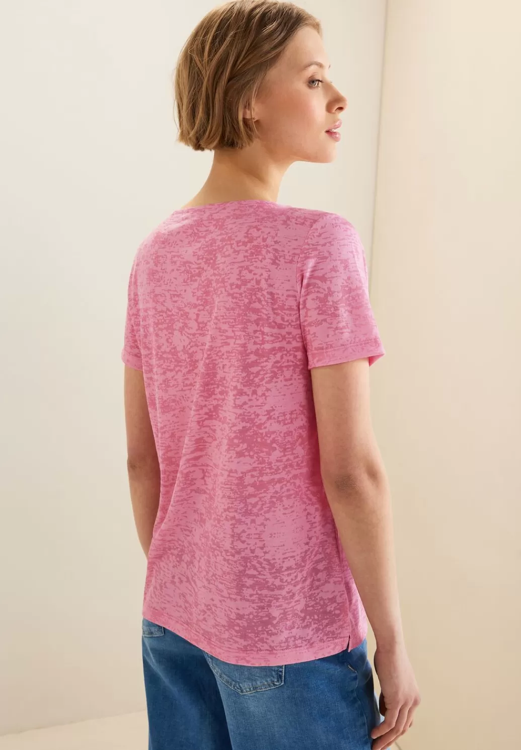 Street One T-Shirt Mit Partprint^Damen Shirts