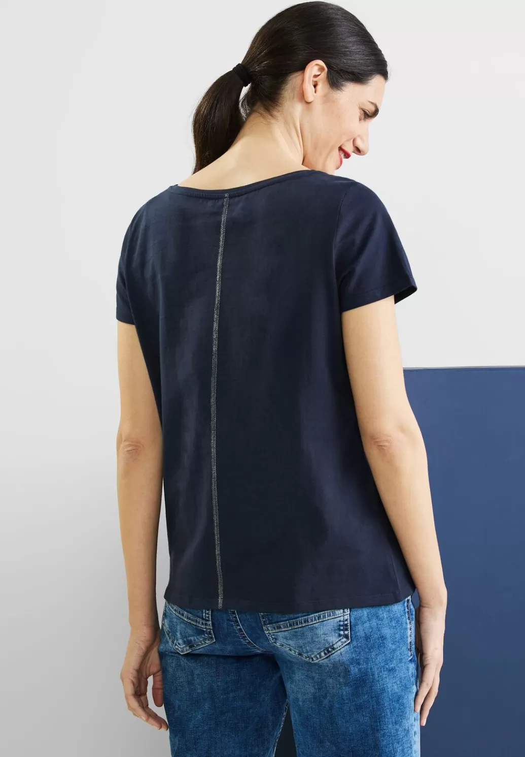 Street One T-Shirt Mit Partprint^Damen Shirts