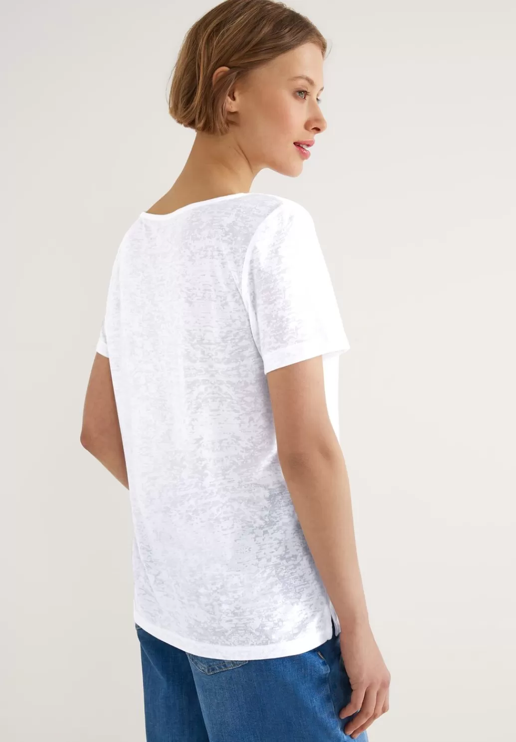 Street One T-Shirt Mit Partprint^Damen Shirts