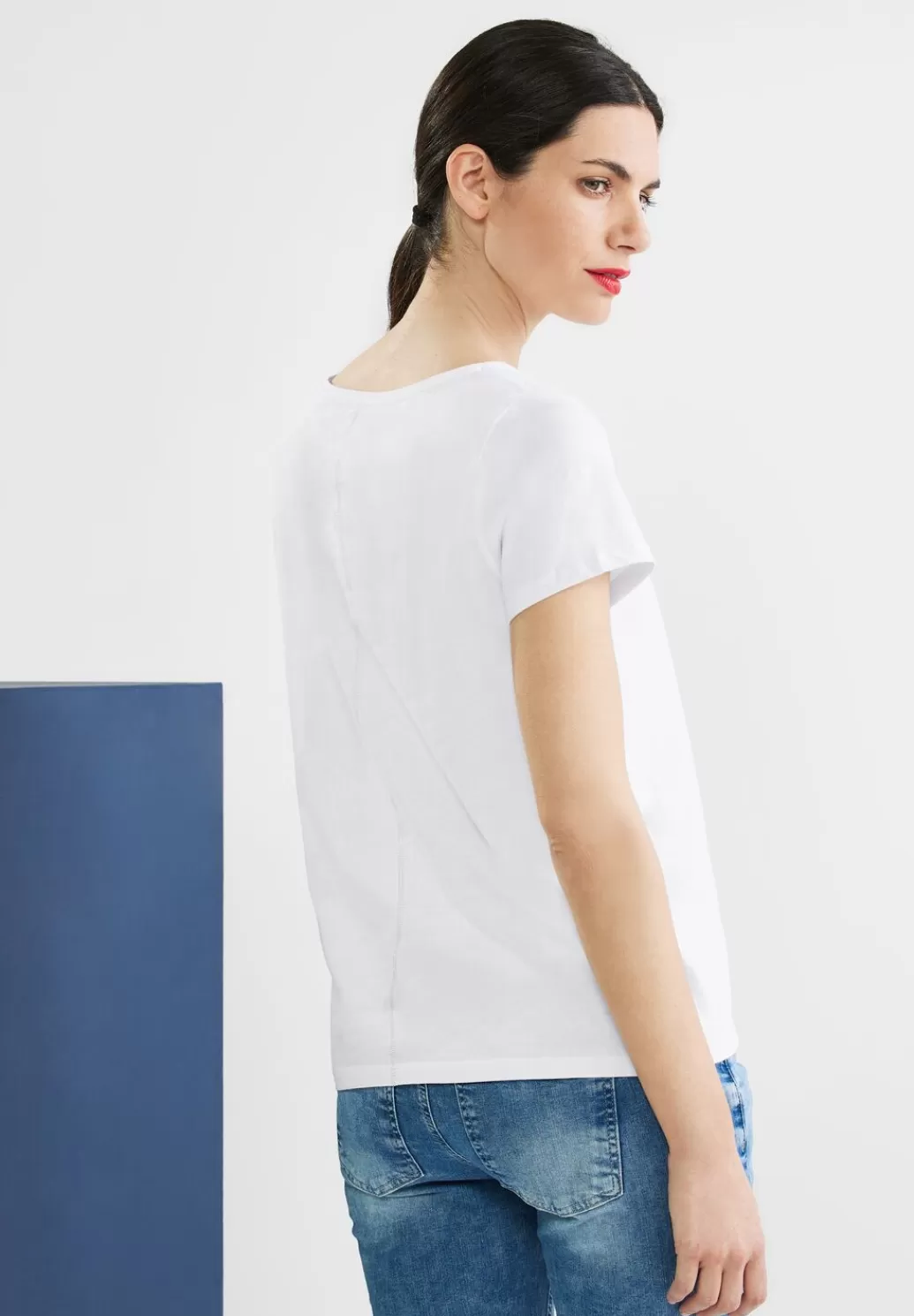 Street One T-Shirt Mit Partprint^Damen Shirts