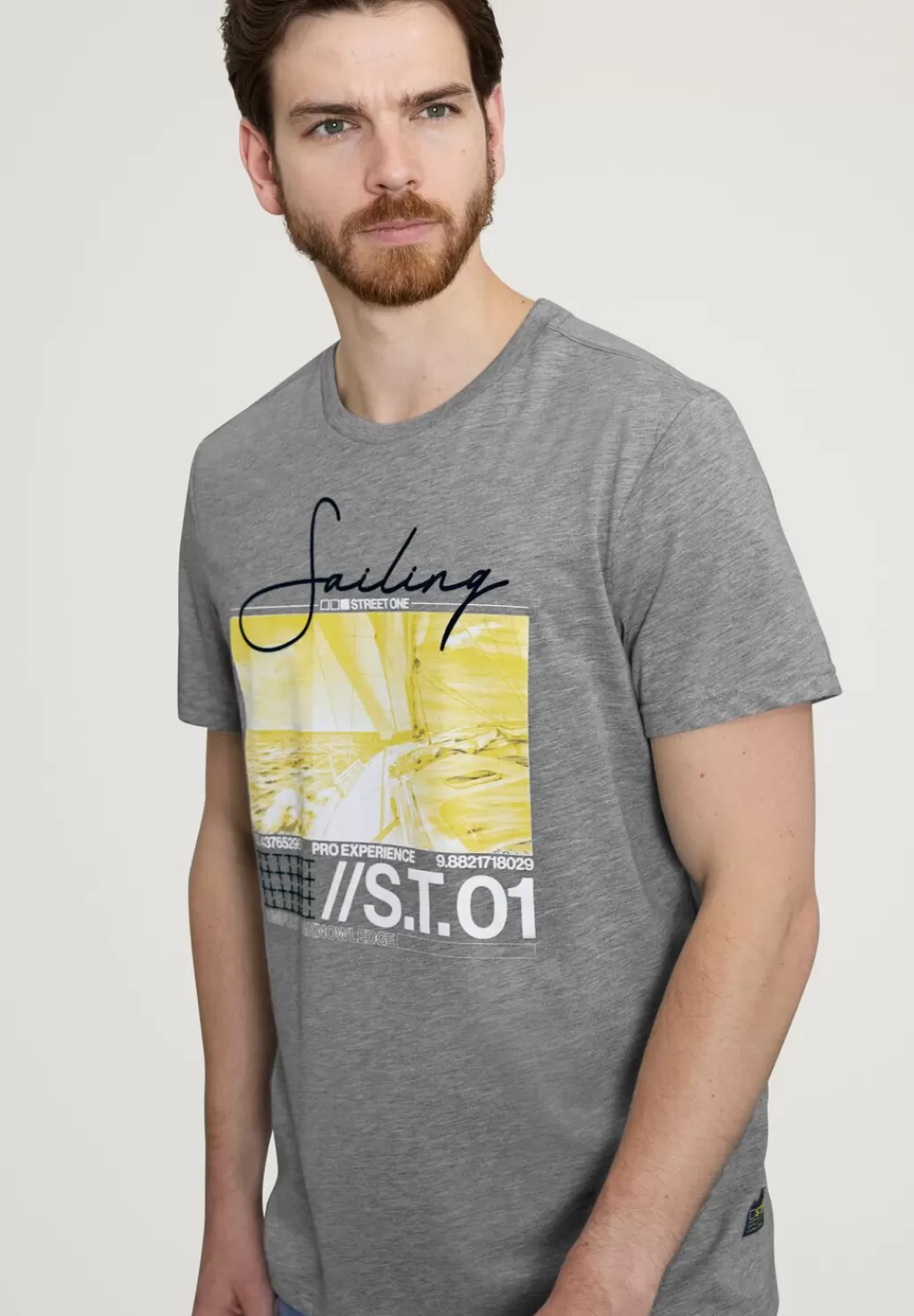 Street One T-Shirt Mit Print^Herren T-Shirts & Polos