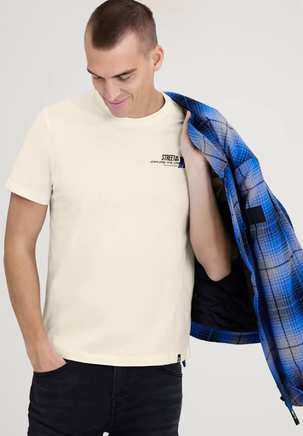 Street One T-Shirt Mit Prints^Herren T-Shirts & Polos