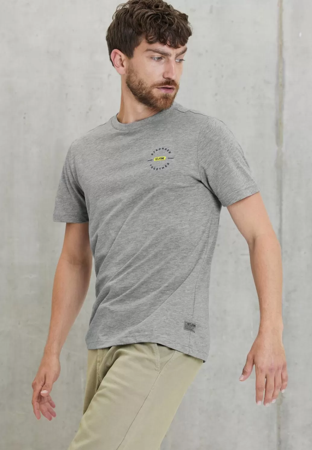 Street One T-Shirt Mit Prints^Herren T-Shirts & Polos