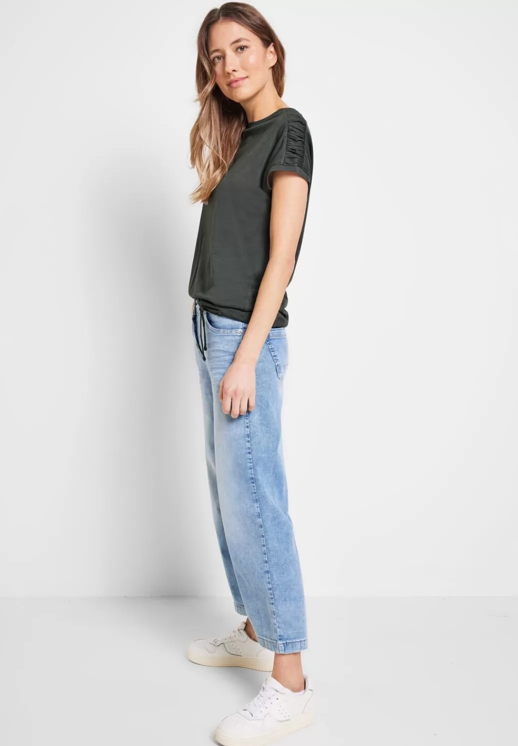 Street One T-Shirt Mit Raffdetails^Damen Shirts