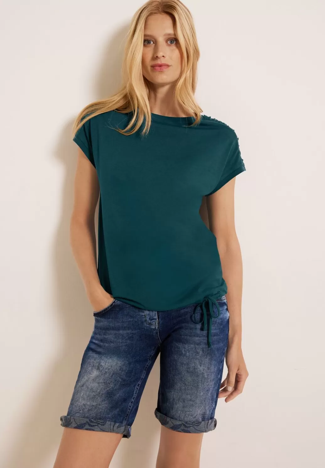 Street One T-Shirt Mit Raffdetails^Damen Shirts