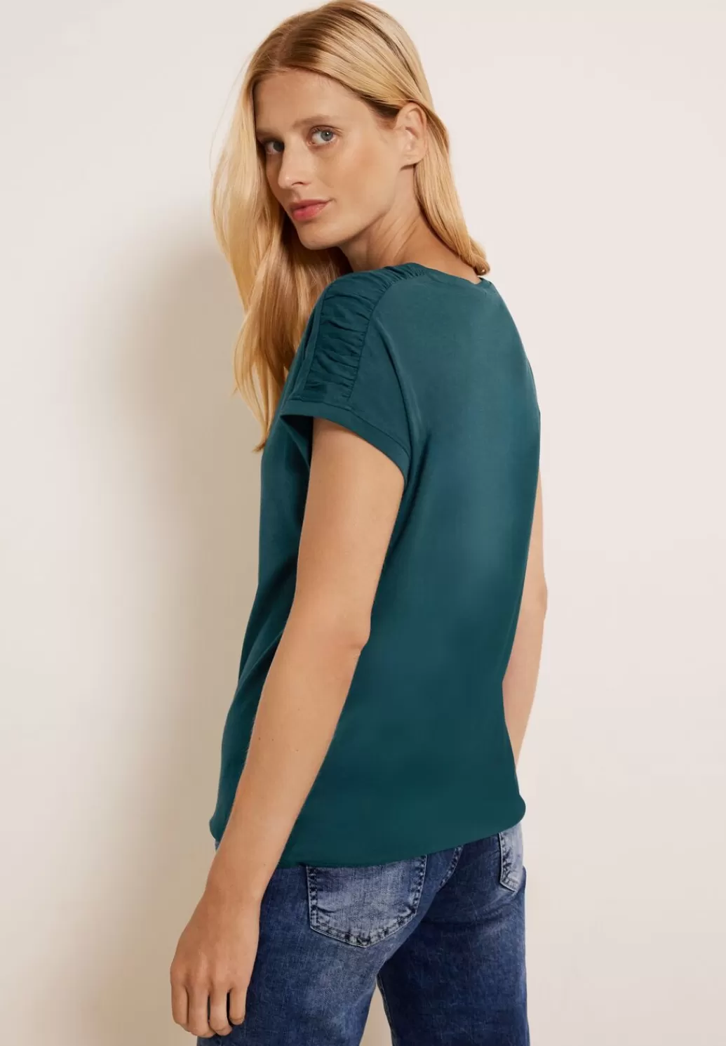 Street One T-Shirt Mit Raffdetails^Damen Shirts