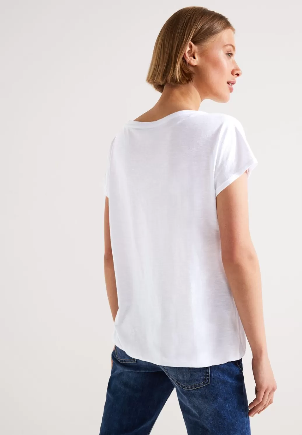 Street One T-Shirt Mit Raffungen^Damen Shirts