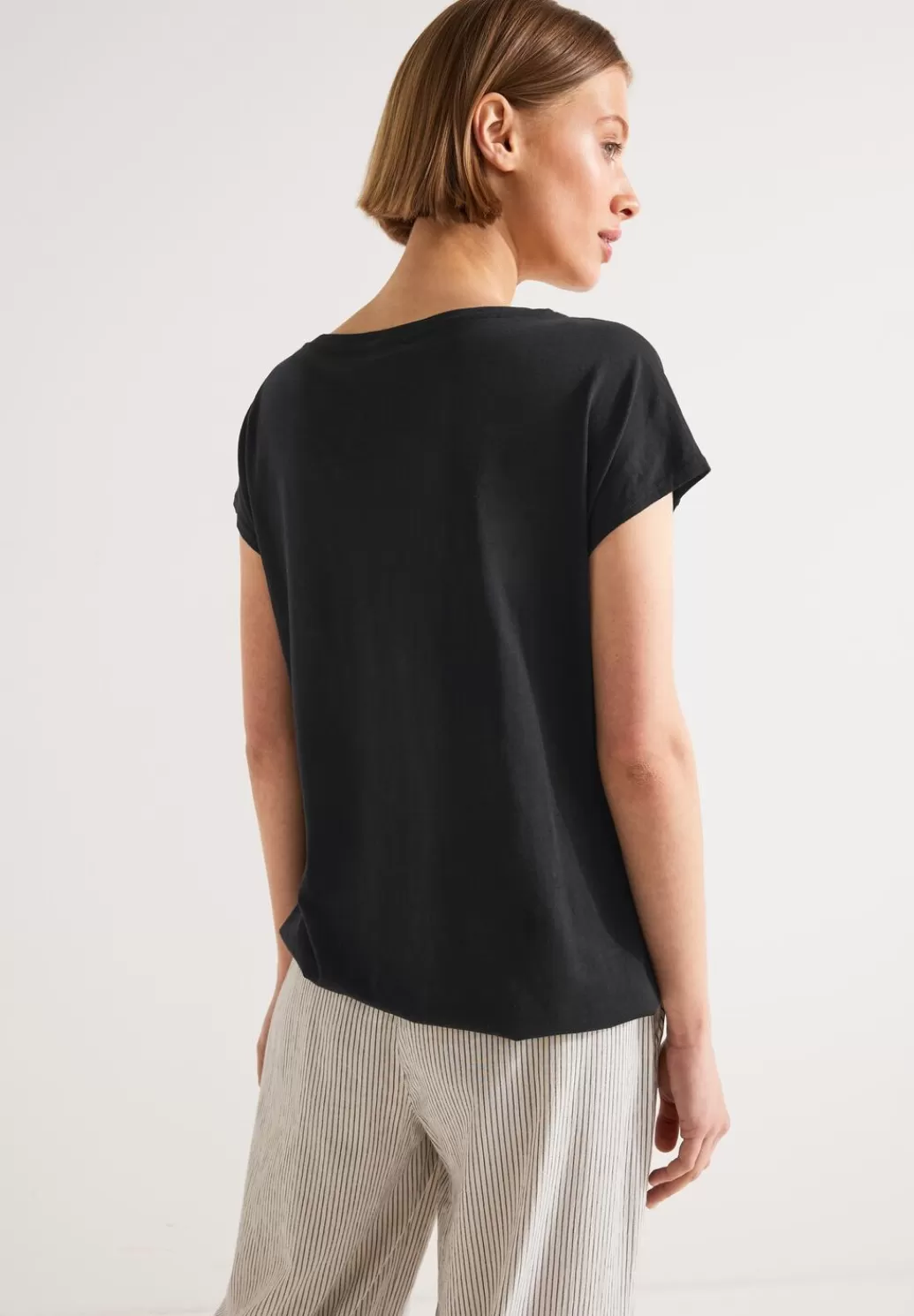 Street One T-Shirt Mit Raffungen^Damen Shirts