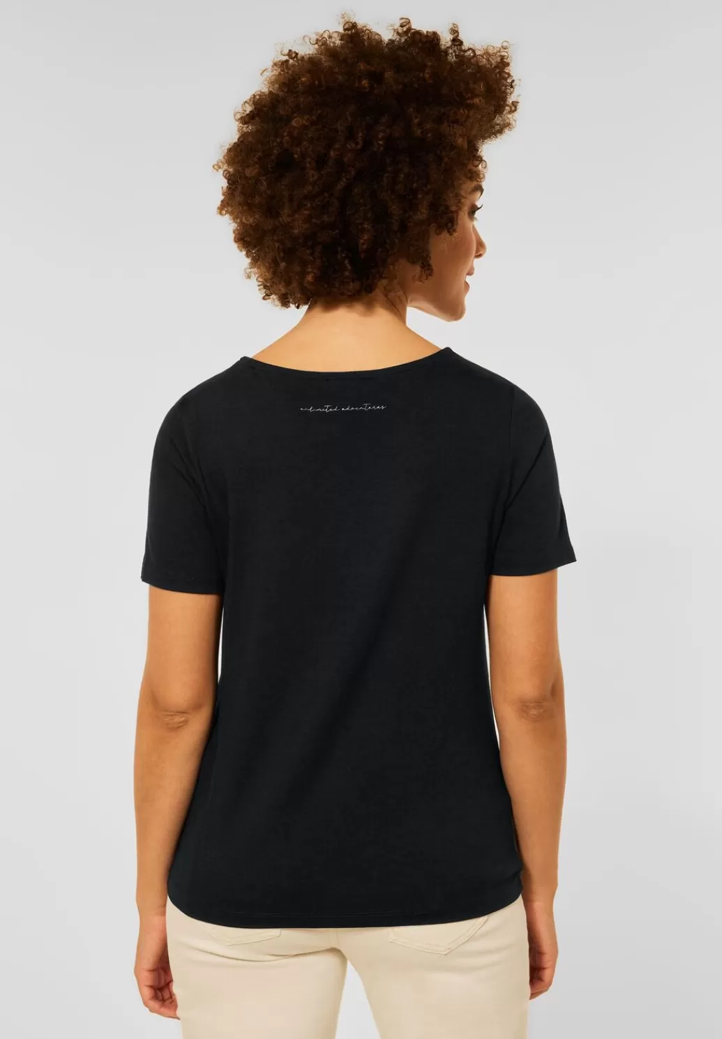 Street One T-Shirt Mit Ripp Detail^Damen Shirts