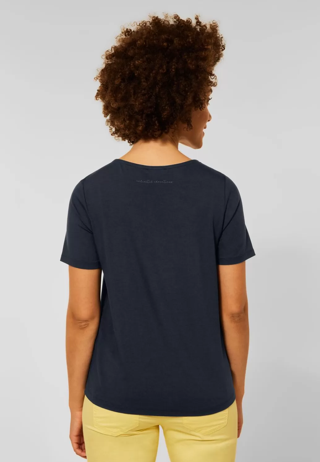 Street One T-Shirt Mit Ripp Detail^Damen Shirts