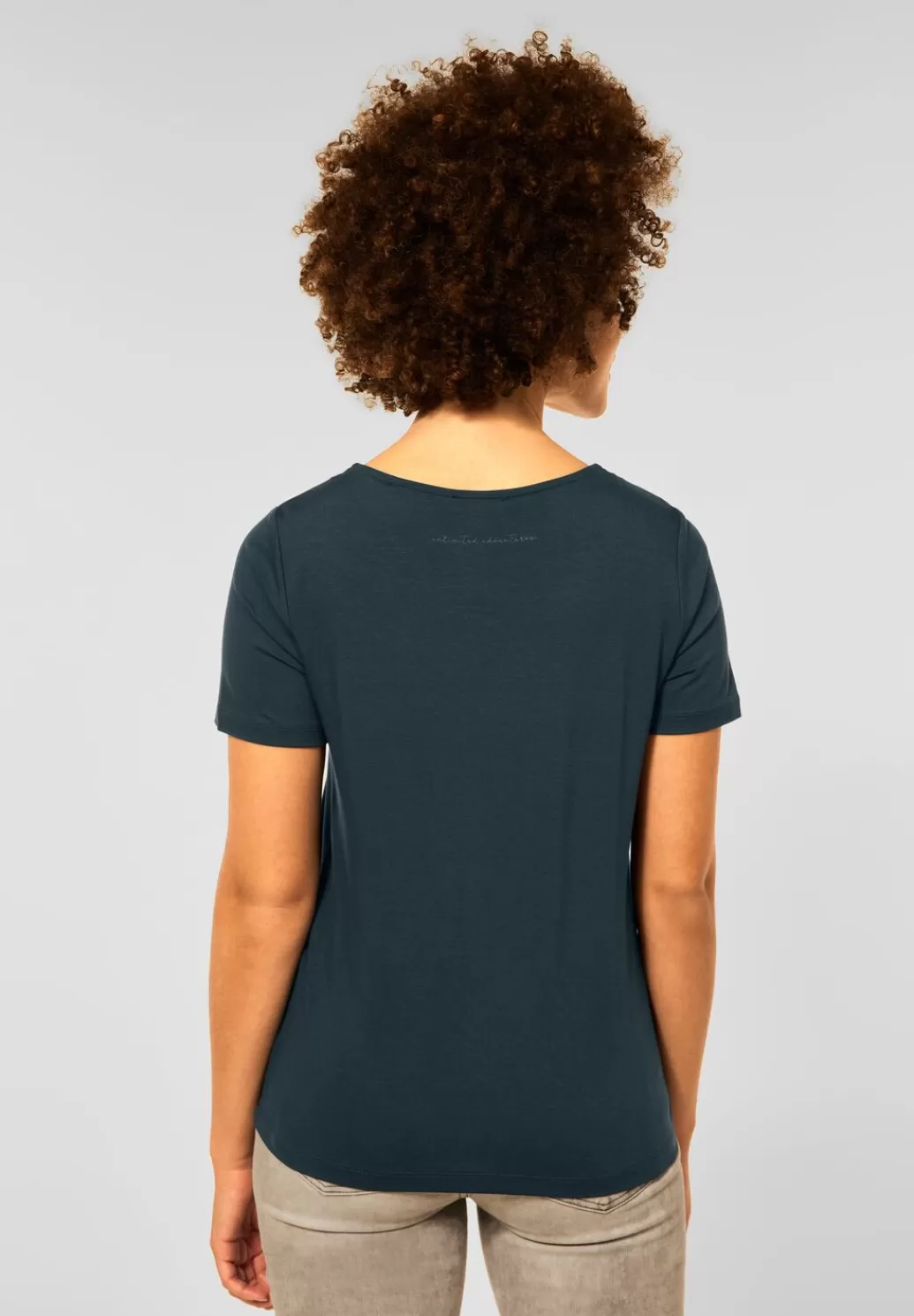 Street One T-Shirt Mit Ripp Detail^Damen Shirts