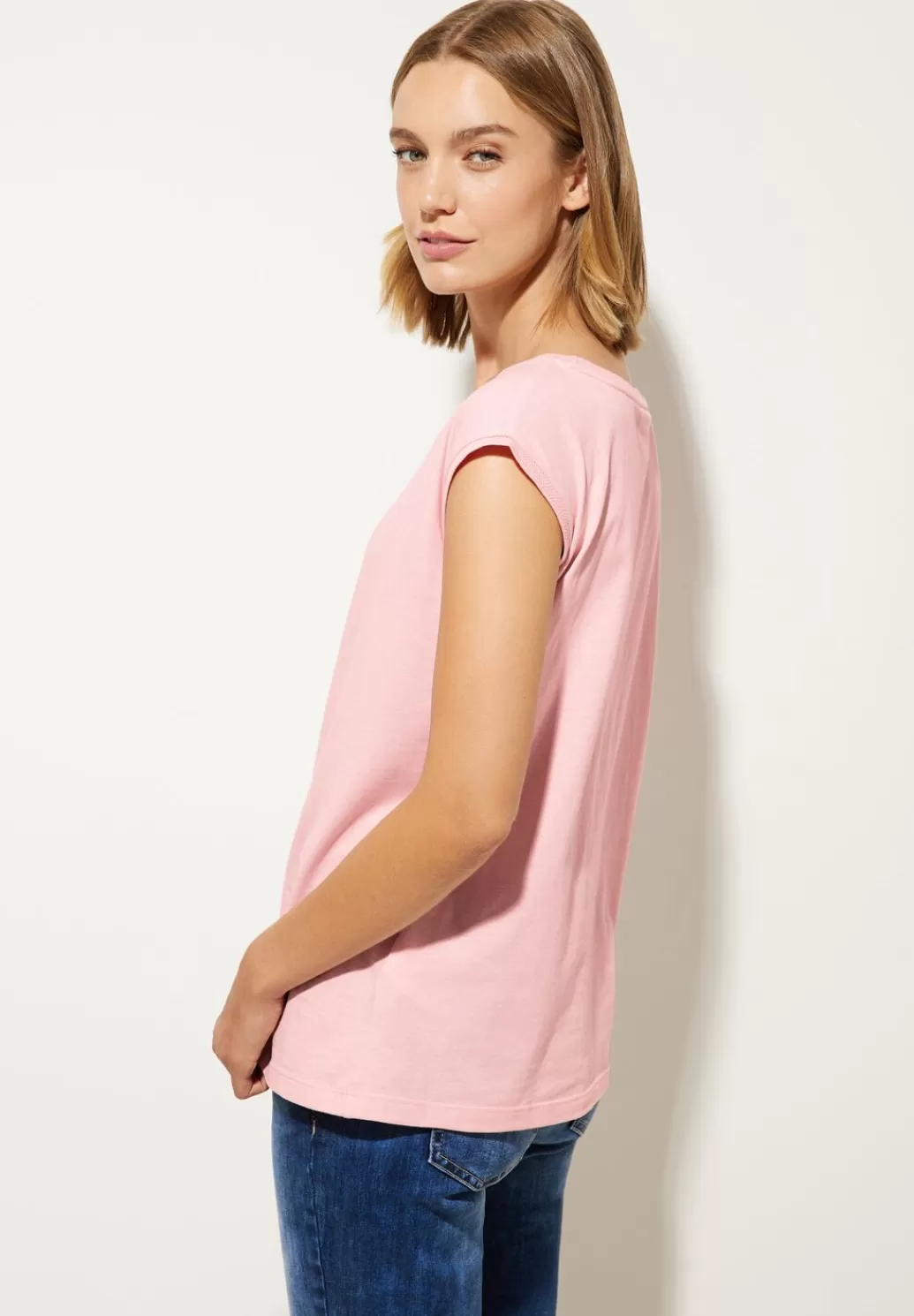 Street One T-Shirt Mit Rippdetail^Damen Shirts