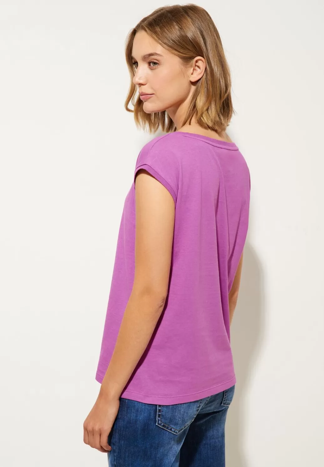 Street One T-Shirt Mit Rippdetail^Damen Shirts