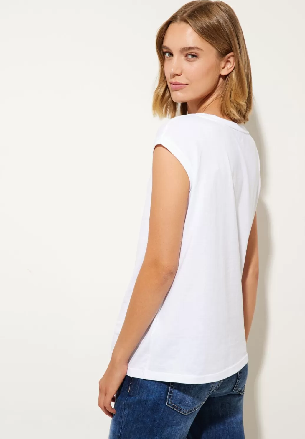 Street One T-Shirt Mit Rippdetail^Damen Shirts