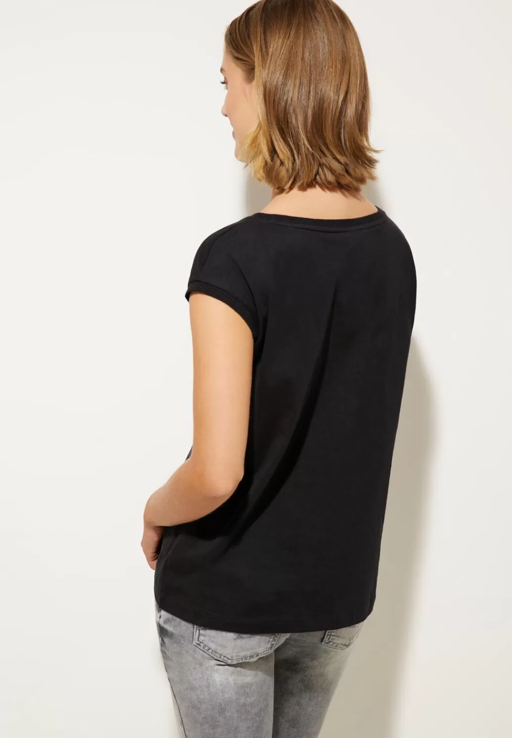 Street One T-Shirt Mit Rippdetail^Damen Shirts