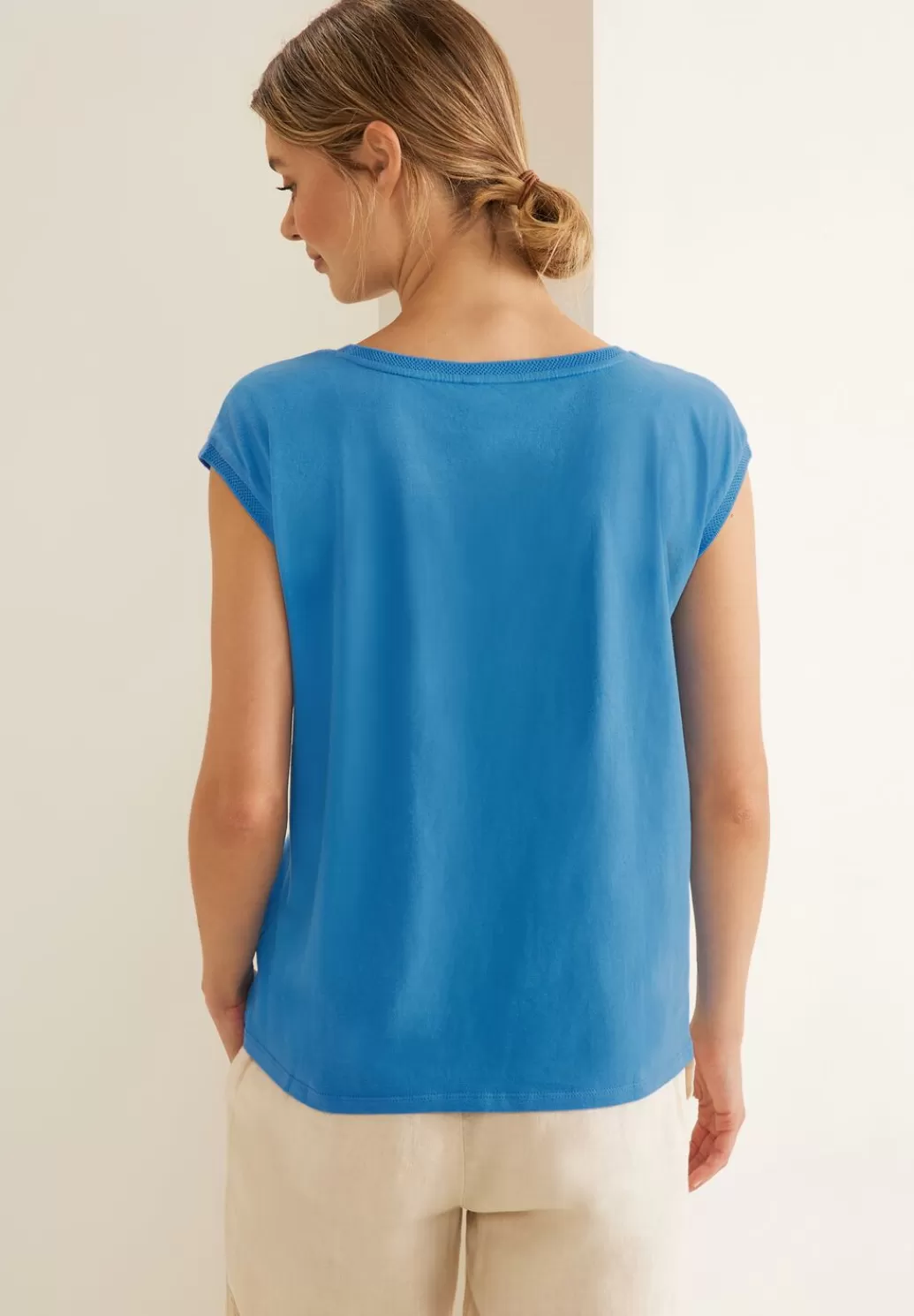 Street One T-Shirt Mit Rippdetail^Damen Shirts