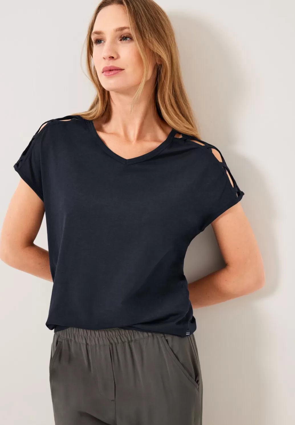 Street One T-Shirt Mit Schulterdetail^Damen Shirts