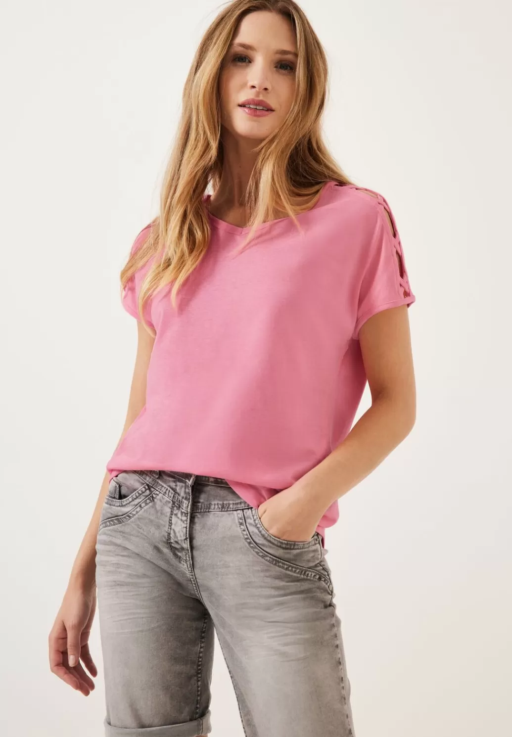 Street One T-Shirt Mit Schulterdetail^Damen Shirts