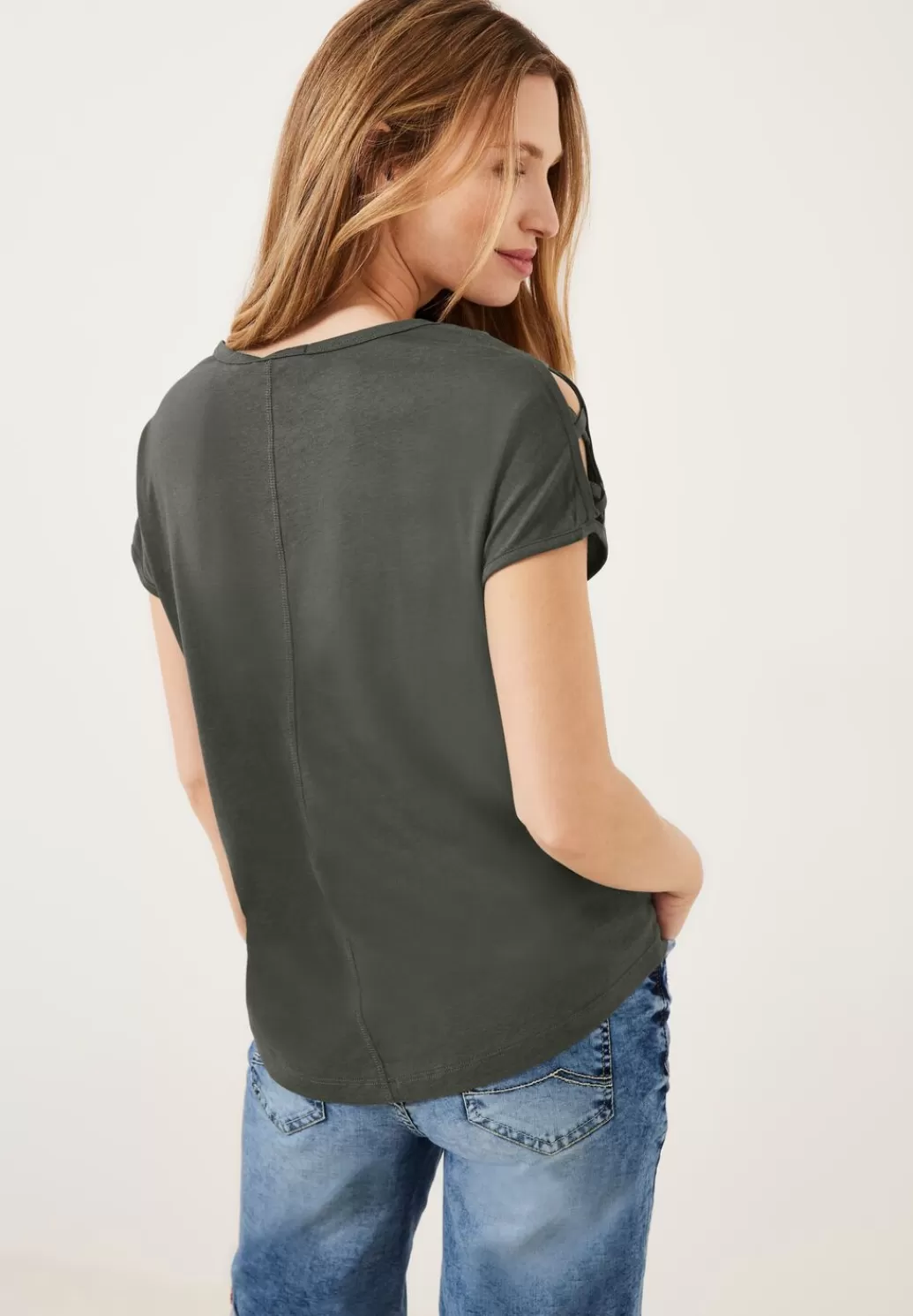 Street One T-Shirt Mit Schulterdetail^Damen Shirts